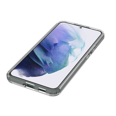 SaharaCase Hybrid-Flex Hard Shell Case for Samsung Galaxy S22+, Clear/Rose Gold (CP00207)