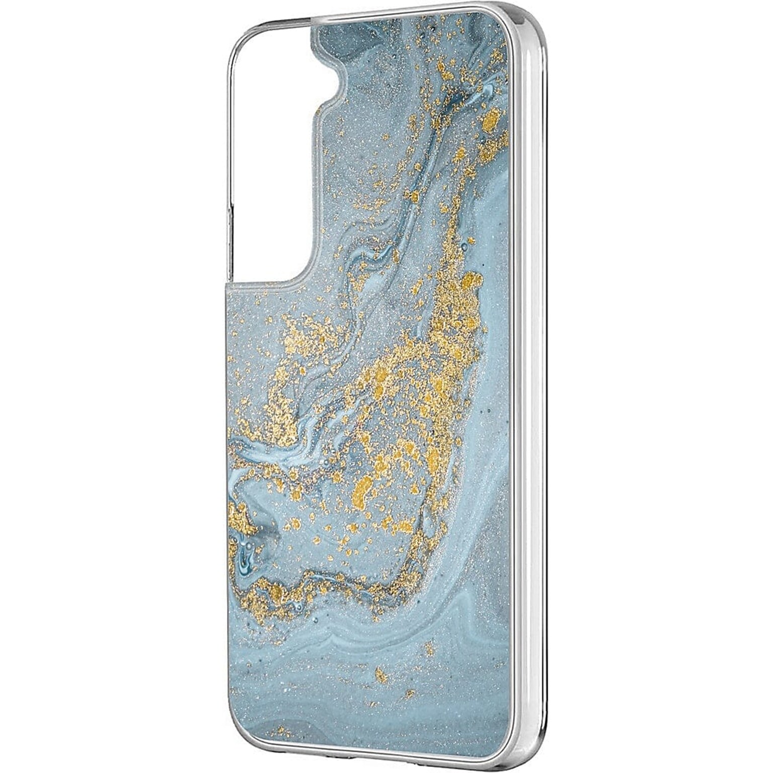 SaharaCase Marble Series Case for Samsung Galaxy S22+ 5G, Blue Marble (CP00208)
