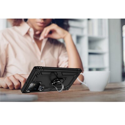 SaharaCase Military Kickstand Series Case for Samsung Galaxy S22 Ultra, Black (CP00216)