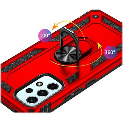 SaharaCase Military Kickstand Case for Samsung Galaxy A53 5G, Red (CP00224)