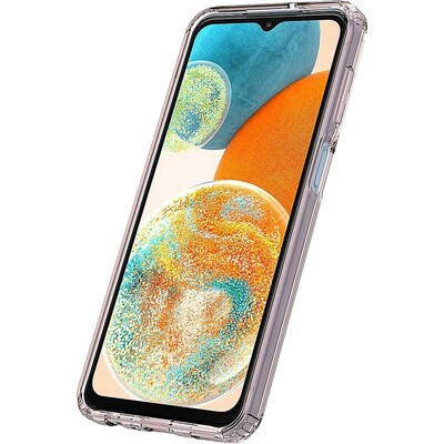 SaharaCase Hybrid-Flex Hard Shell Case for Samsung Galaxy A23 5G, Clear/Rose Gold (CP00226)