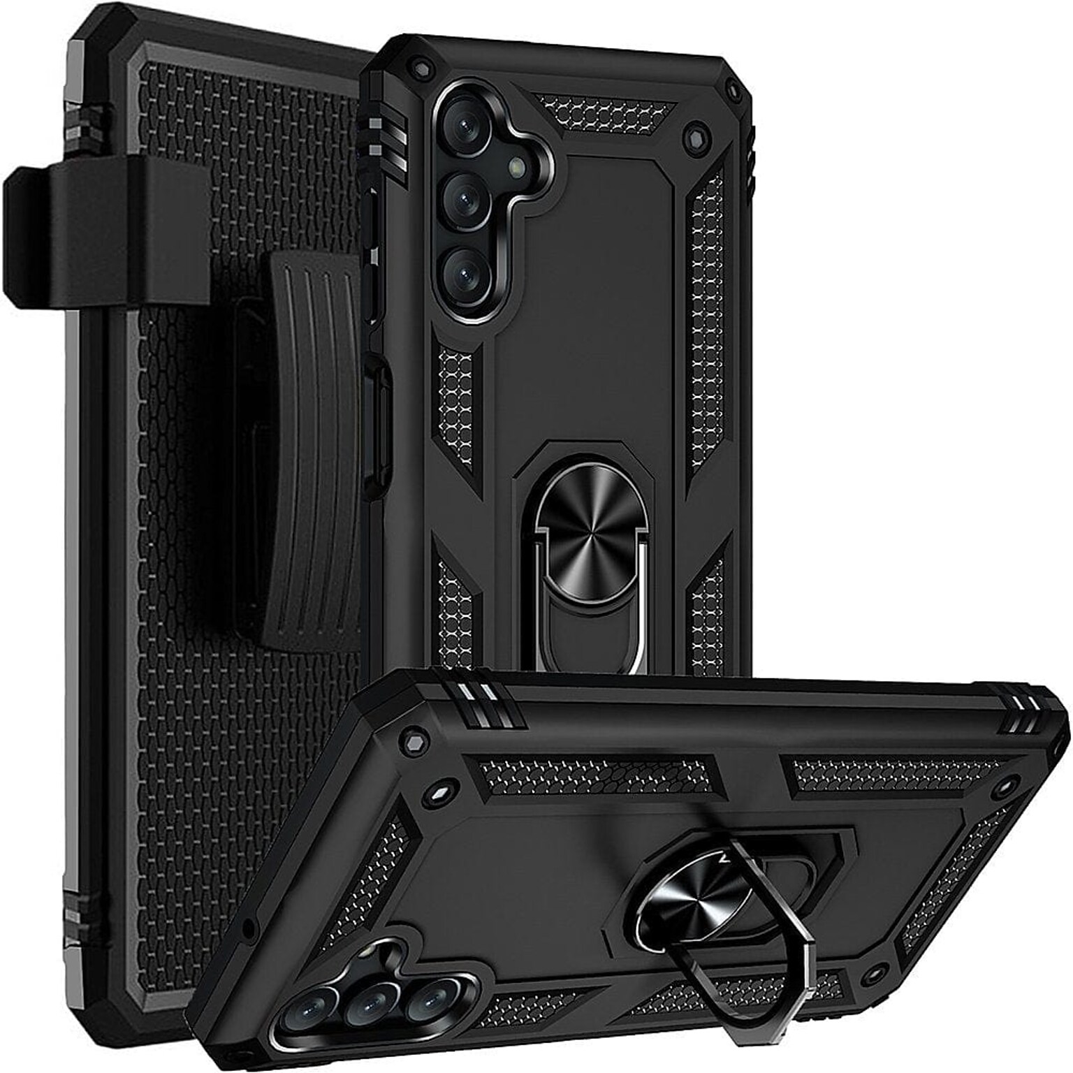 SaharaCase Military Kickstand Series Case for Samsung Galaxy A13 5G, Black (CP00233)