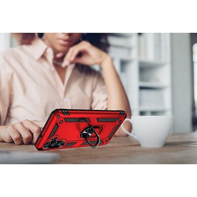 SaharaCase Military Kickstand Series Case for Samsung Galaxy A13 5G, Red (CP00234)