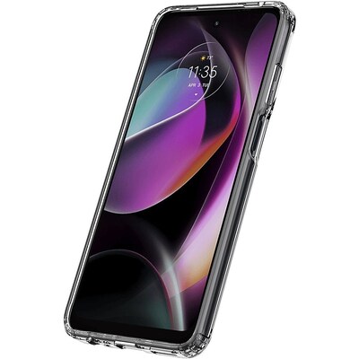 SaharaCase Hybrid-Flex Hard Shell Series Case for Motorola Moto G 5G (2022), Clear (CP00240)