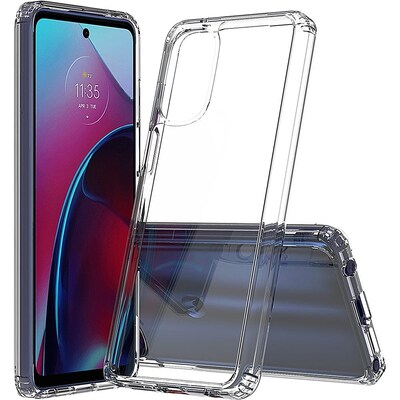 SaharaCase Hybrid-Flex Hard Shell Case for Motorola G Stylus 4G 2022, Clear (CP00245)