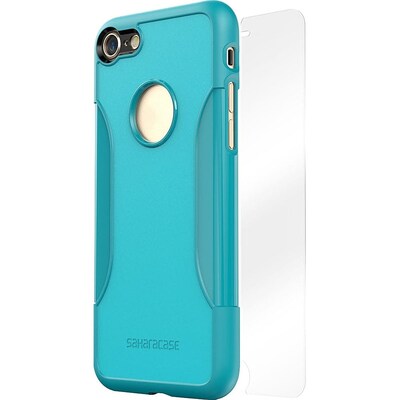 SaharaCase Classic Series Case for Apple iPhone 7, 8, SE (3rd Generation 2022), Teal (CP00261)