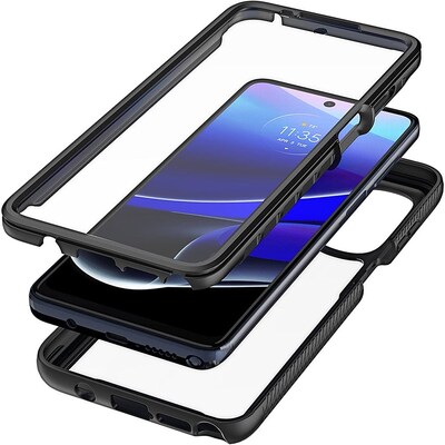 SaharaCase GRIP Series Case for Motorola Moto G Stylus 5G (2022), Black (CP00286)