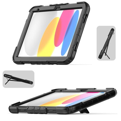 SaharaCase Raider Series Heavy-Duty Case for iPad 11'' (A16) and iPad 10.9" (10th Gen), Black (TB00279)