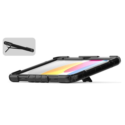 SaharaCase Raider Series Heavy-Duty Case for iPad 11'' (A16) and iPad 10.9" (10th Gen), Black (TB00279)