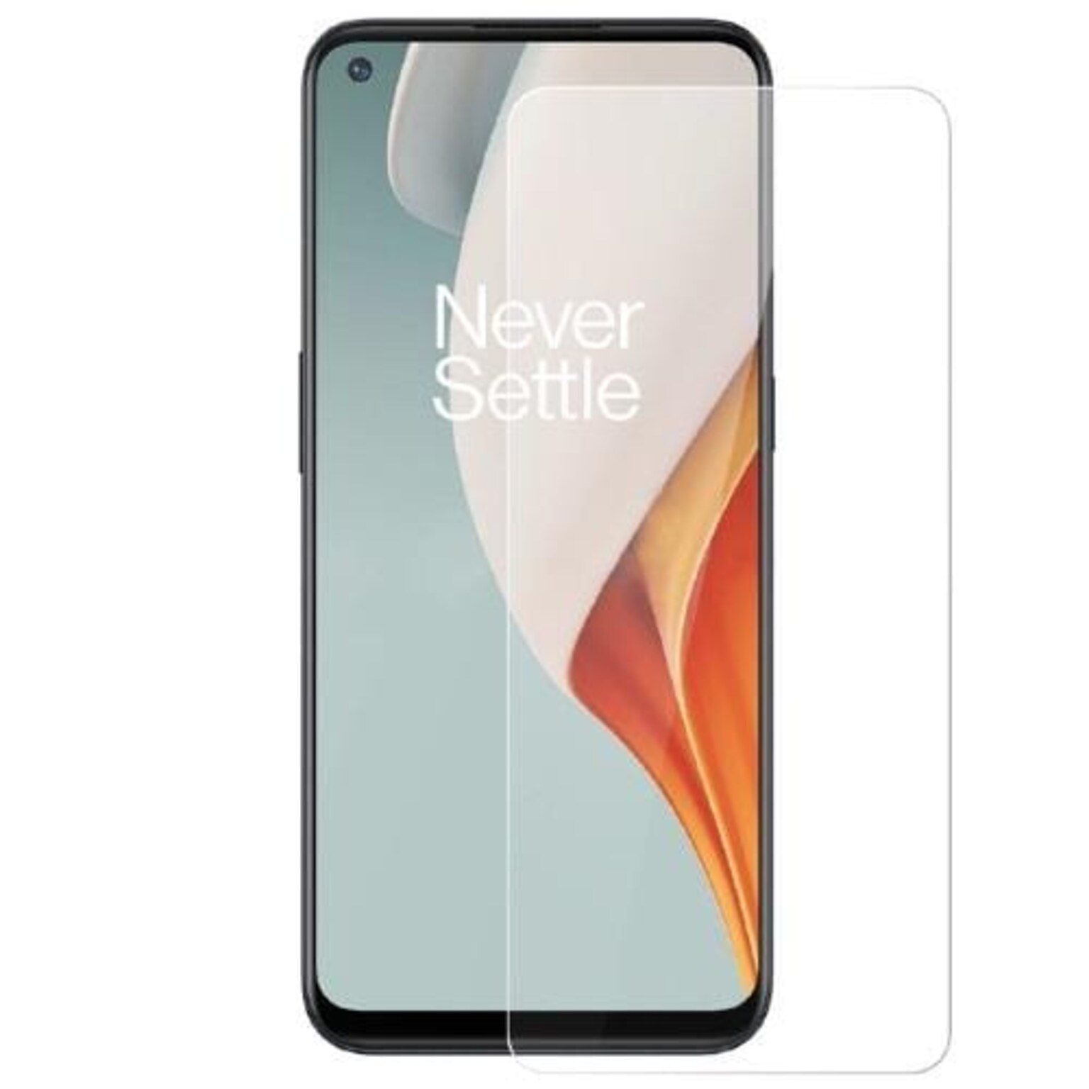 SaharaCase ZeroDamage Tempered Glass Screen Protector for OnePlus Nord N100, Clear (ZD00006)
