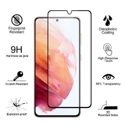 SaharaCase ZeroDamage HD Glass Screen Protector for Samsung Galaxy S21 5G, Clear(ZD00013)