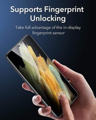 SaharaCase ZeroDamage Flexon Film Screen Protector for Samsung Galaxy S21 5G Clear, 3/Pack (ZD00014)