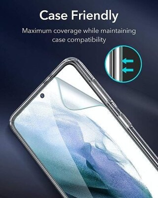 SaharaCase ZeroDamage Flexon Film Screen Protector for Samsung Galaxy S21+ 5G Clear, 3/Pack (ZD00017)