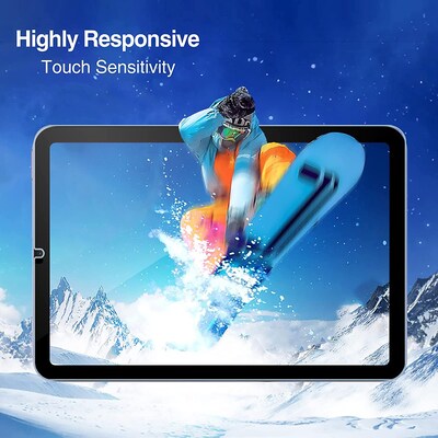 SaharaCase ZeroDamage Tempered Glass Screen Protector for Apple iPad mini (A17 Pro), iPad mini (6th Gen 2021), Clear (ZD00030)