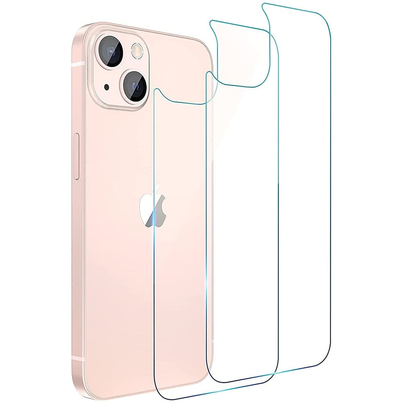 SaharaCase ZeroDamage Tempered Glass Rear Housing Protector for Apple iPhone 13 mini, 2/Pack (ZD00052)