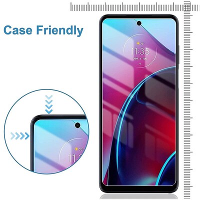 SaharaCase ZeroDamage Ultra Strong+ Tempered Glass Screen Protector for Motorola Moto G Stylus 2022, Clear, 2/Pack (ZD00081)
