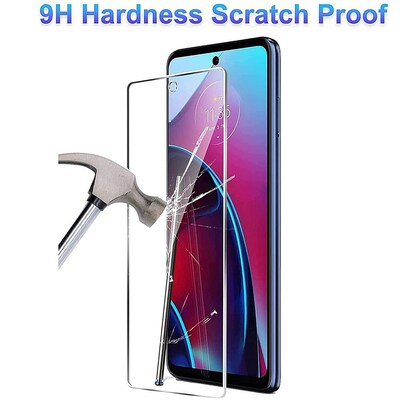 SaharaCase ZeroDamage Ultra Strong+ Tempered Glass Screen Protector for Motorola Moto G Stylus 2022, Clear, 2/Pack (ZD00081)