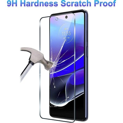 SaharaCase ZeroDamage Ultra Strong+ Tempered Glass Screen Protector for Motorola Moto G Stylus 5G, Clear, 2/Pack (ZD00086)