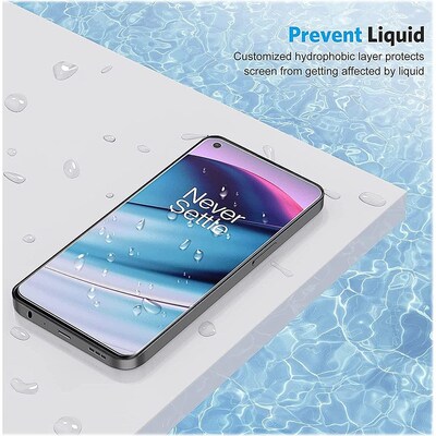 SaharaCase ZeroDamage Ultra Strong+ Tempered Glass Screen Protector for OnePlus Nord N20 5G, Clear, 2/Pack (ZD00088)