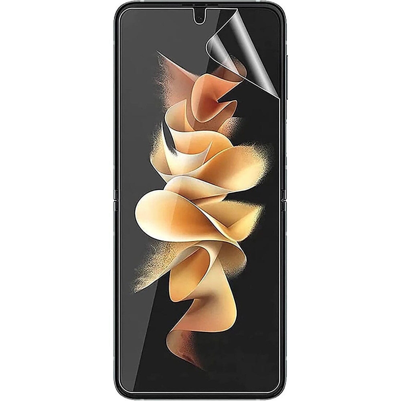 SaharaCase Flexon Film Screen Protector for Samsung Galaxy Z Flip4 5G, Clear (ZD00089)