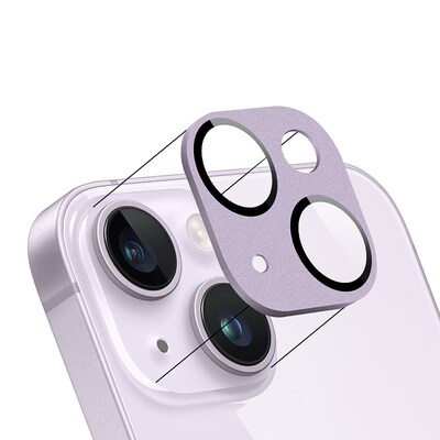 SaharaCase ZeroDamage Camera Lens Protector for Apple iPhone 14 and iPhone 14 Plus, 2/Pack, Purple (ZD00099)