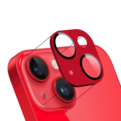 SaharaCase ZeroDamage Camera Lens Protector for Apple iPhone 14 and iPhone 14 Plus, Red, 2/Pack (ZD00100)