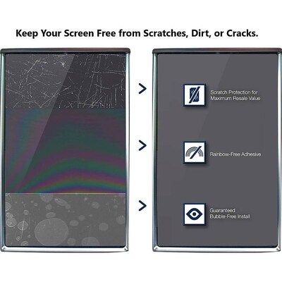 SaharaCase  ZeroDamage Ultra Strong Tempered Glass Screen Protector for Tesla Model S and Model X, Clear (ZD-T00008)