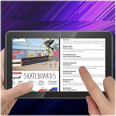 SaharaCase  ZeroDamage Ultra Strong+ HD Tempered Glass Screen Protector for Amazon Fire 7 (2022), Clear (ZD-T00028)