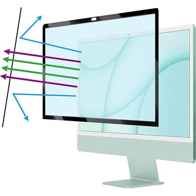 SaharaCase Flexi-Glass Series Screen Protector for Apple iMac 24", Anti-Blue (ZD-T00030)