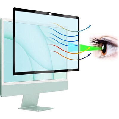 SaharaCase Flexi-Glass Series Screen Protector for Apple iMac 24", Anti-Blue (ZD-T00030)