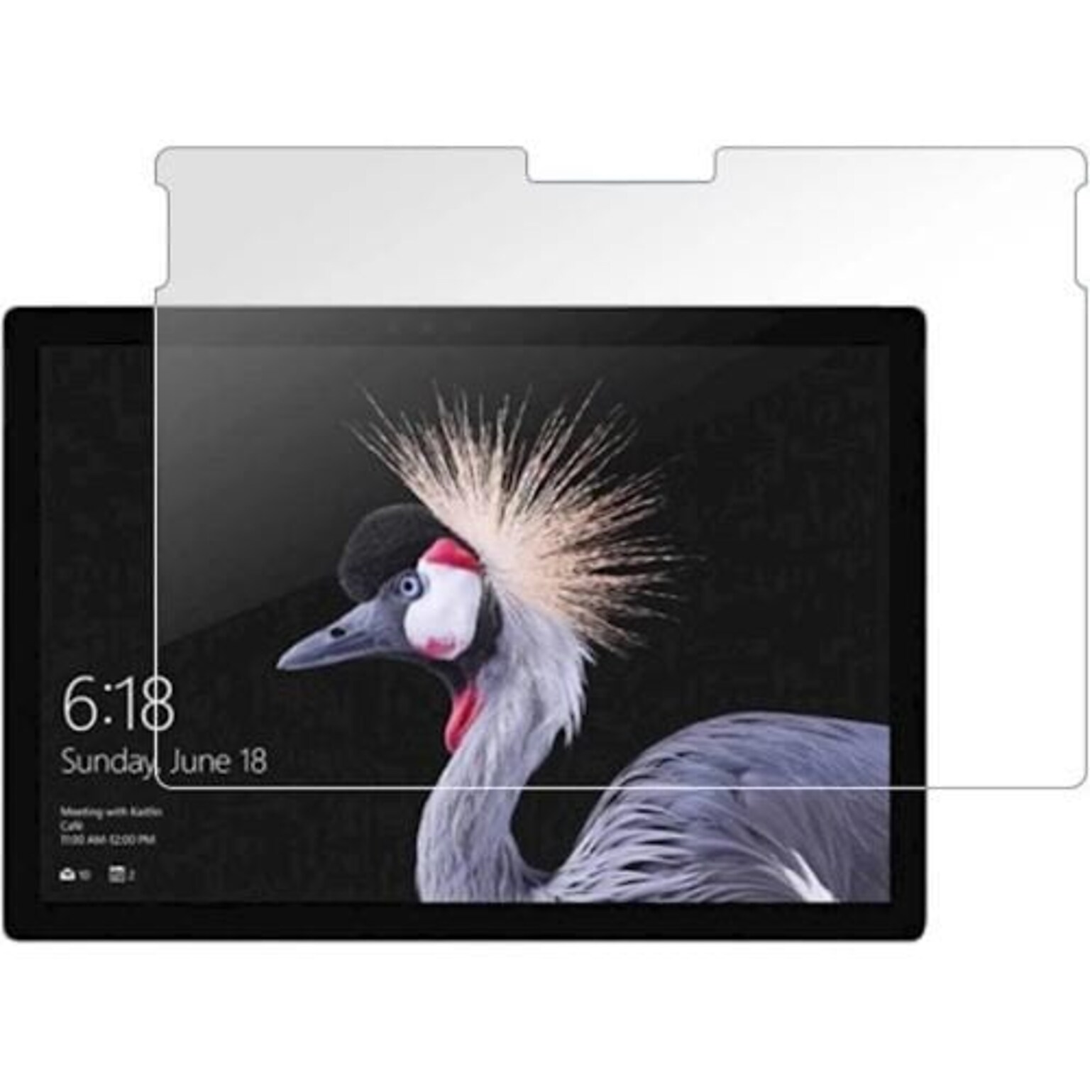SaharaCase ZeroDamage Glass Screen Protector for Microsoft Surface Go and Surface Go 2, Clear (ZD-TG-MSG-13)