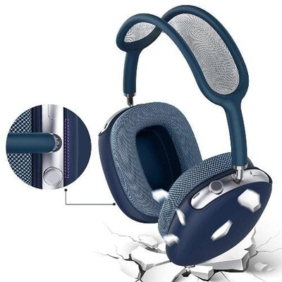 SaharaCase Liquid Silicone Cover Case for Apple AirPods Max, Blue (HP00002)