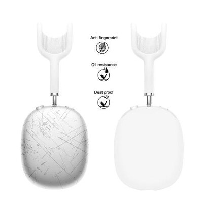 SaharaCase Liquid Silicone Cover Case for Apple AirPods Max, White (HP00003)