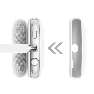 SaharaCase Liquid Silicone Cover Case for Apple AirPods Max, White (HP00003)