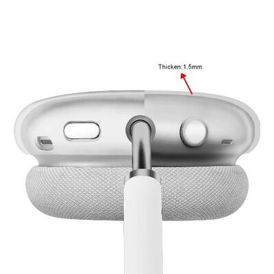 SaharaCase Hybrid Flex Case for Apple AirPods Max, Transparent Clear (HP00009)