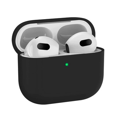 SaharaCase Silicone Case for Apple AirPods 3 (3rd Generation 2021), Black (HP00071)