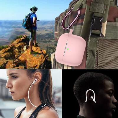 SaharaCase Silicone Case for Apple AirPods 3 (3rd Generation 2021), Pink (HP00072)