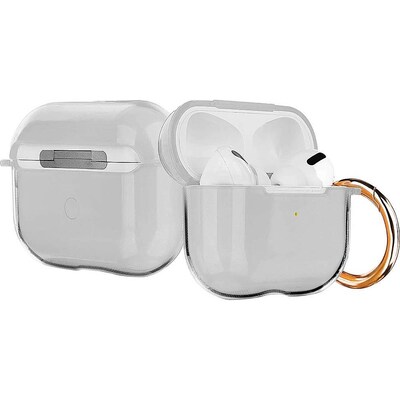 SaharaCase Hybrid Flex Series Case for Apple AirPods 3 (3rd Generation), Transparent Black (HP00078)
