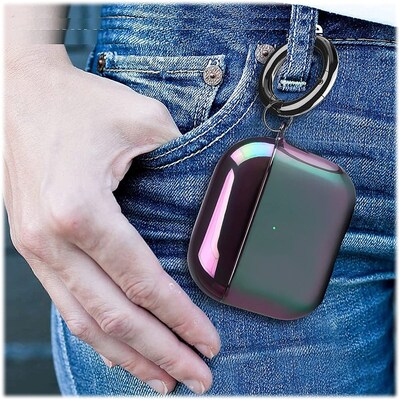 SaharaCase Hybrid Flex Case for Apple AirPods 3, 3rd Generation, Aurora Blue (HP00085)