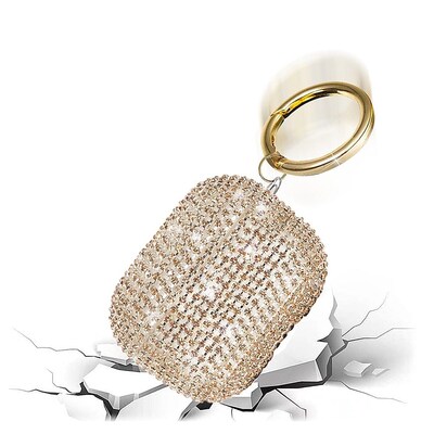 SaharaCase Rhinestone Case for Apple AirPods 3 (3rd Generation), Gold (HP00087)