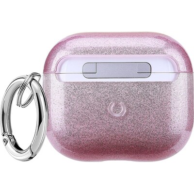 SaharaCase Sparkle Series Case for Apple AirPods 3 (3rd Generation), Pink (HP00088)