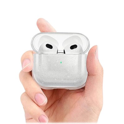 SaharaCase Sparkle Series Case for Apple AirPods 3 (3rd Generation), Clear (HP00090)