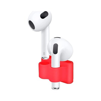 SaharaCase Silicone Accessories Kit for Apple AirPods 3 (3rd Generation), Red (HP00098)