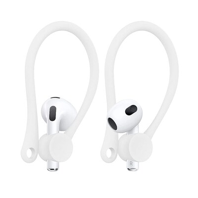 SaharaCase Silicone Accessories Kit for Apple AirPods 3 (3rd Generation), White (HP00100)