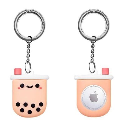 SaharaCase Hang Case for Apple AirTag, Pink And Black (AT00006)