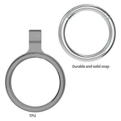 SaharaCase Hybrid Flex Case for Apple AirTag, Black (AT00007)