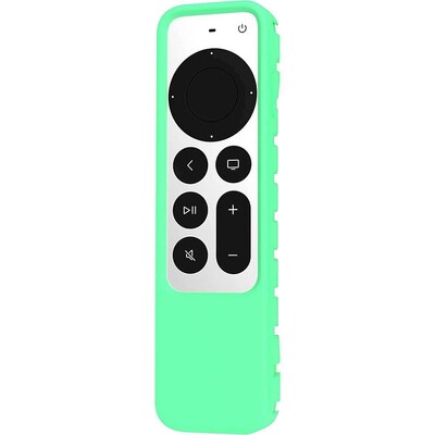 SaharaCase Apple TV 4K Remote Silicone Case for Apple AirTag, Green Glow (AT00011)