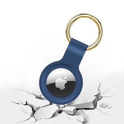 SaharaCase Liquid Silicone Case for Apple AirTag, Blue (AT00014)