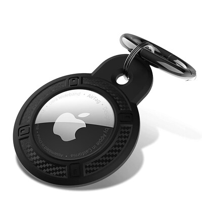 SaharaCase Hard Shell Case for Apple AirTag, Black (AT00021)