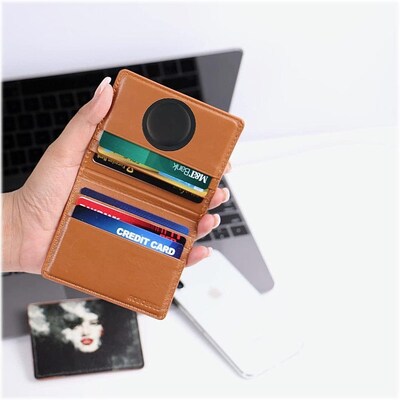 SaharaCase StickOn Silicone Case for Apple AirTag, Black, 2/Pack (AT00043)